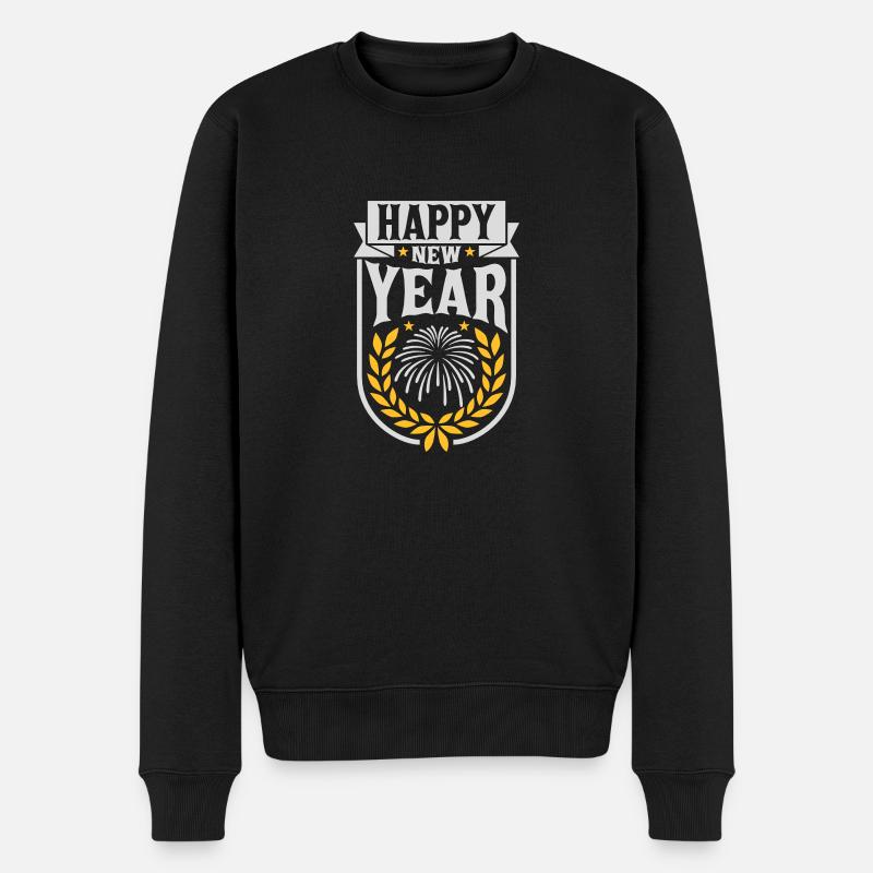 Citation Bonne année - Pull Premium bio Homme - noir