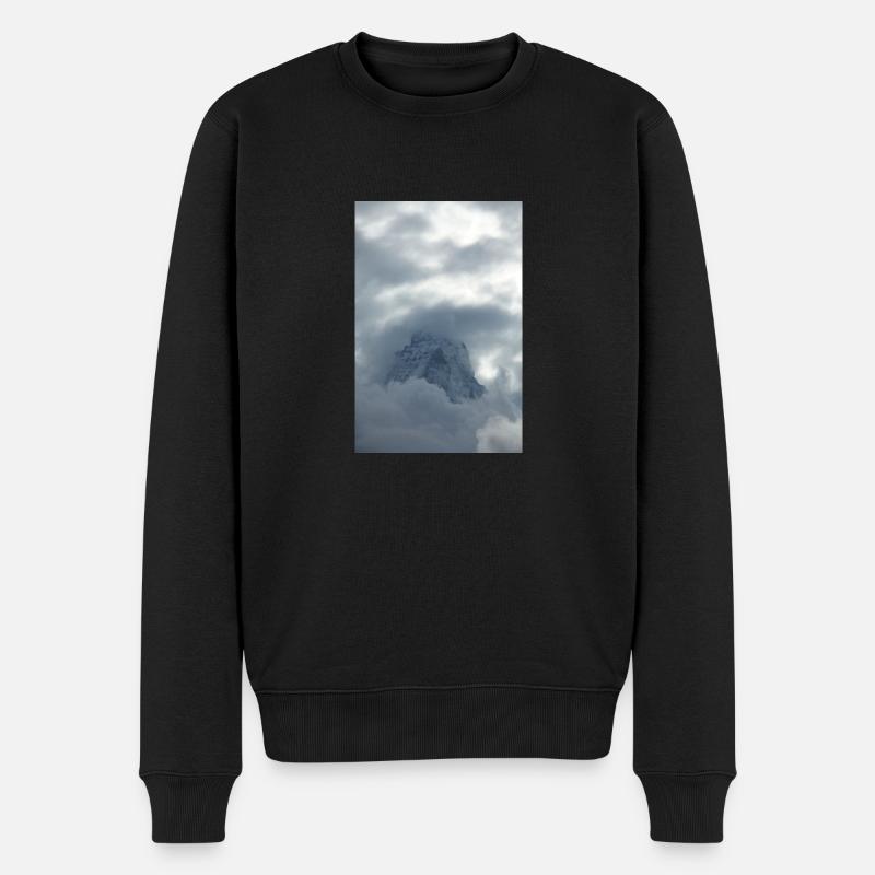 Matterhorn - Männer Premium Bio Pullover - Schwarz