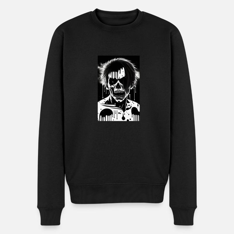 MELTING ZOMBIE MANGA 3 - Pull Premium bio Homme - noir