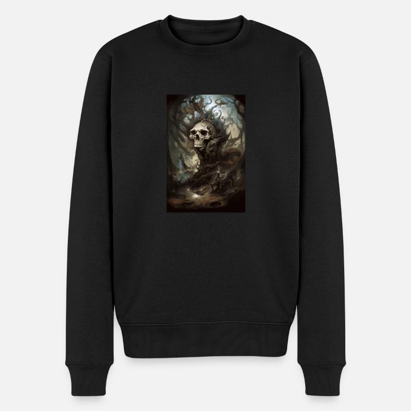 Sous la Terre 3 - Pull Premium bio Homme - noir