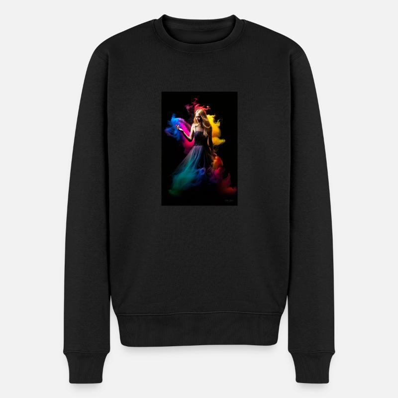 Beauté arc-en-ciel 4 - Pull Premium bio Homme - noir
