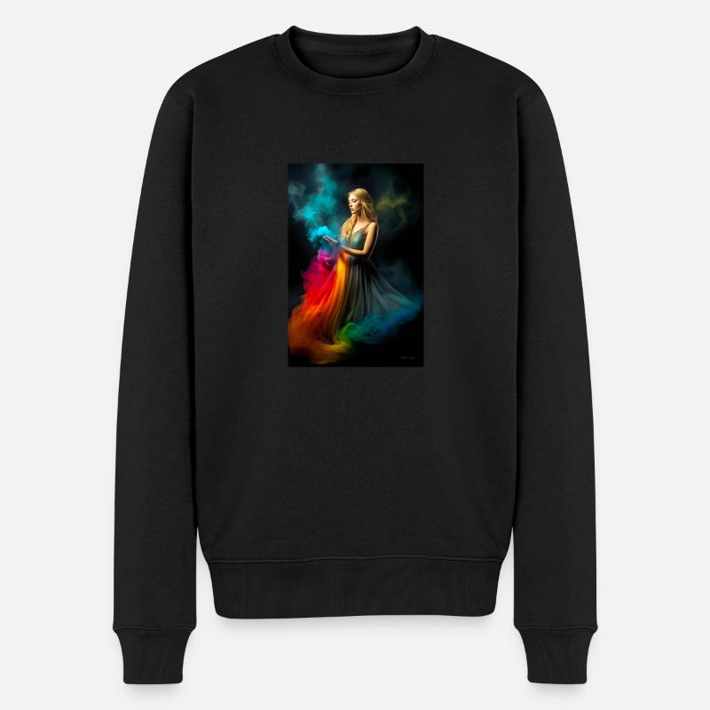 Beauté arc-en-ciel 3 - Pull Premium bio Homme - noir