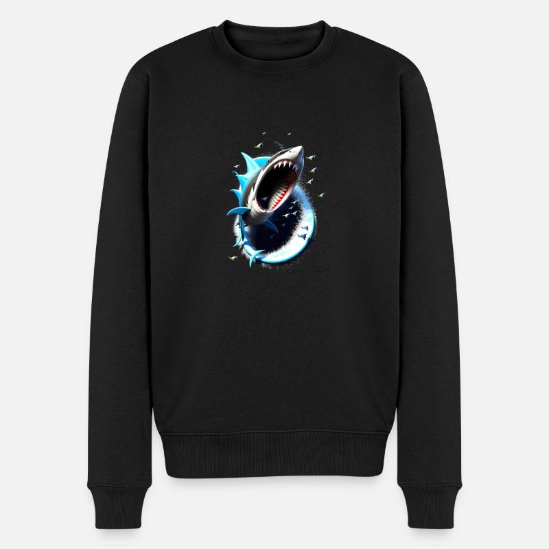 sharknado #1 - Pull Premium bio Homme - noir