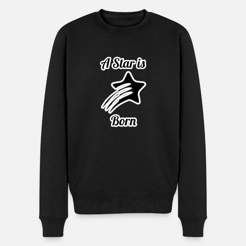 Rock Star - Pull Premium bio Homme - noir