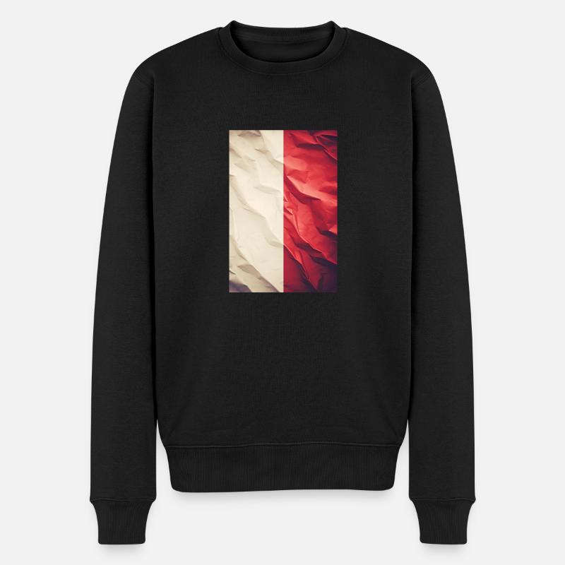 Drapeau « Malte » - Pull Premium bio Homme - noir