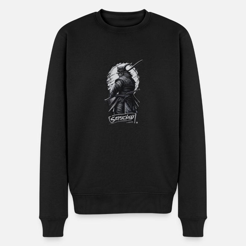 Samouraï noir - Pull Premium bio Homme - noir