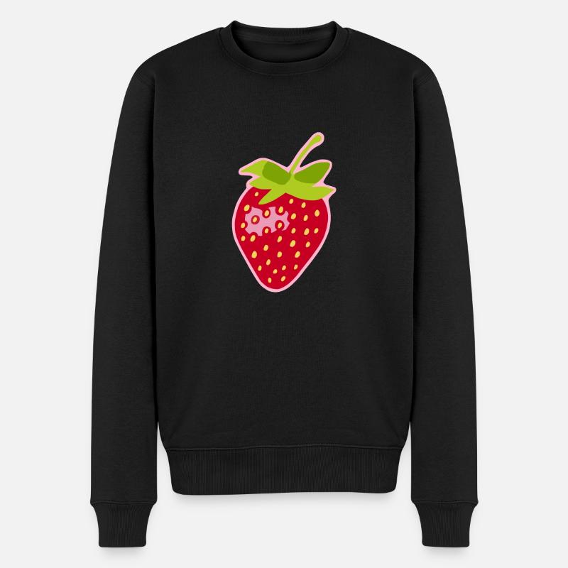 Fraise - Pull Premium bio Homme - noir