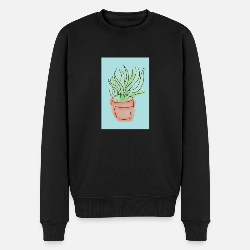 Plante1 - Pull Premium bio Homme - noir