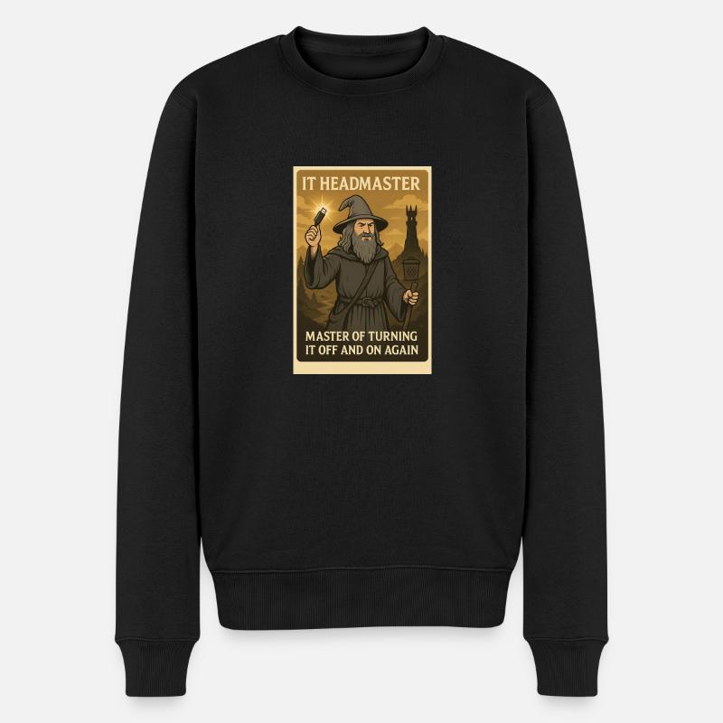Directeur informatique - Pull Premium bio Homme - noir