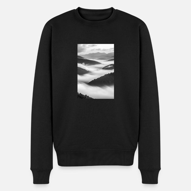 Murmures dans la brume - Pull Premium bio Homme - noir