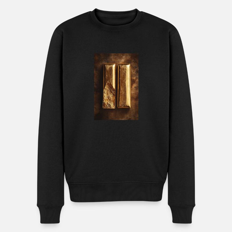 Transformation de l’or - Pull Premium bio Homme - noir