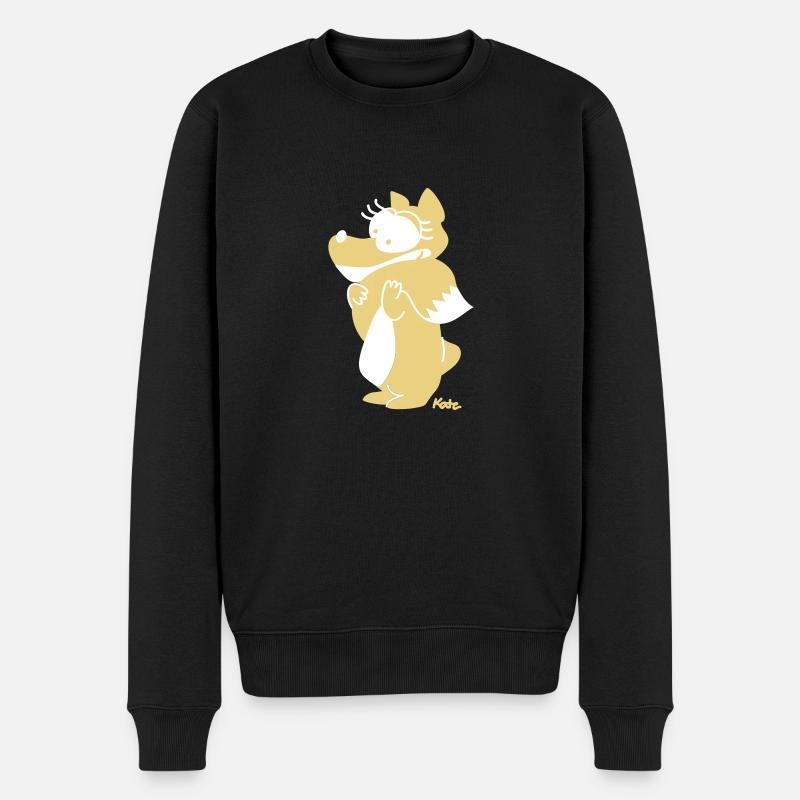 Fuchs (couleur) - Pull Premium bio Homme - noir