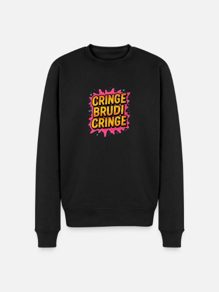 Brudi Youth Language Graffiti Cool - Men's Premium Organic Jumper - black