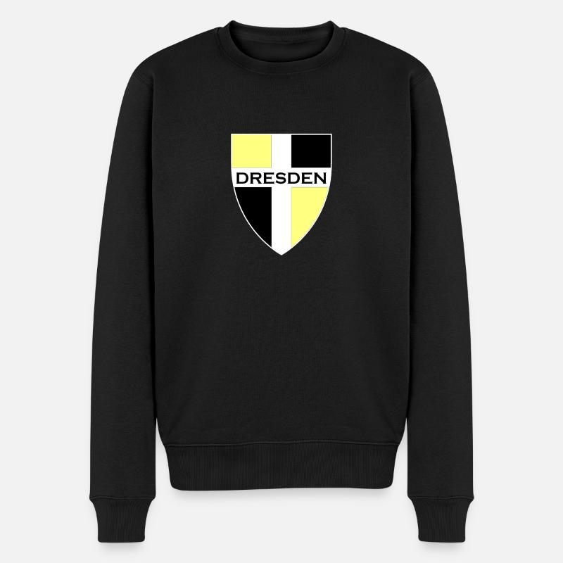 Dresde - Pull Premium bio Homme - noir