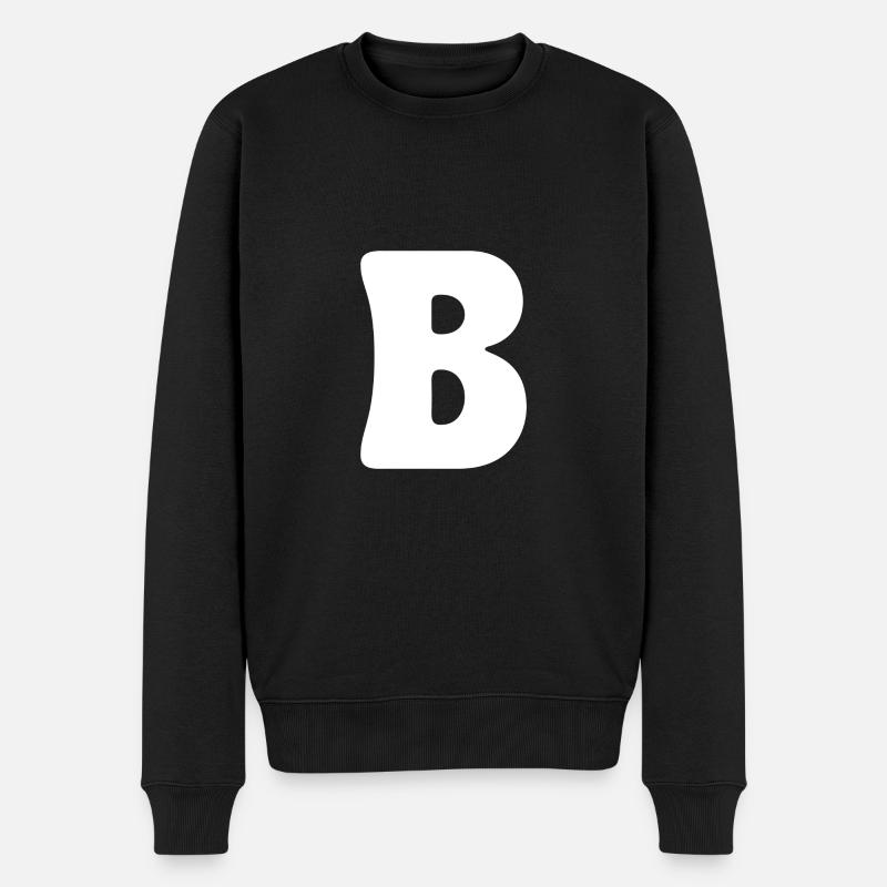 B - Pull Premium bio Homme - noir