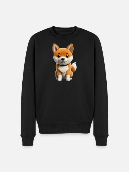 Shiba inu dog - Men's Premium Organic Jumper - black