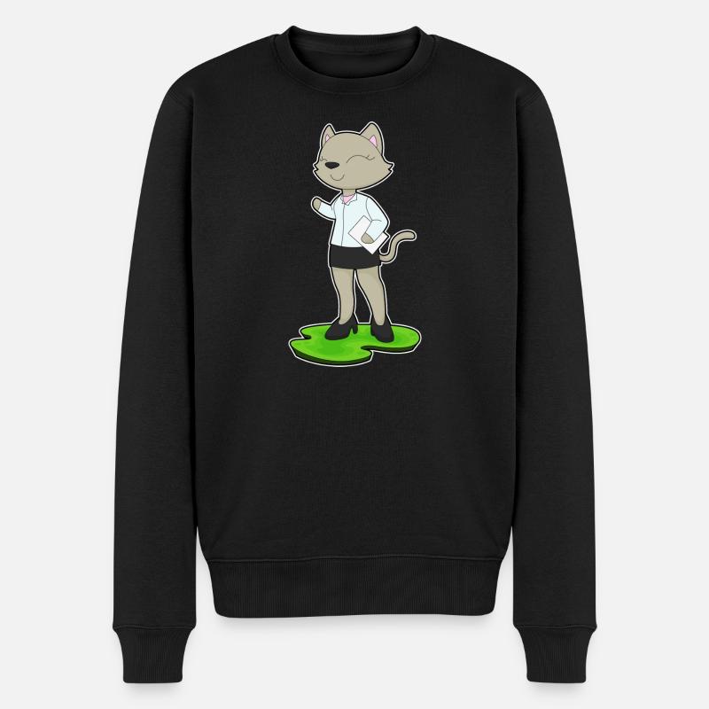 Note du secrétaire Cat - Pull Premium bio Homme - noir