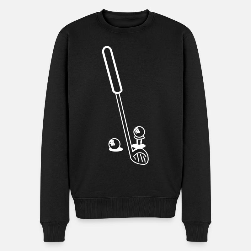 Golf golf club golf - Pull Premium bio Homme - noir