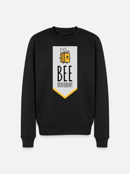 bee citation différente - Pull Premium bio Homme - noir