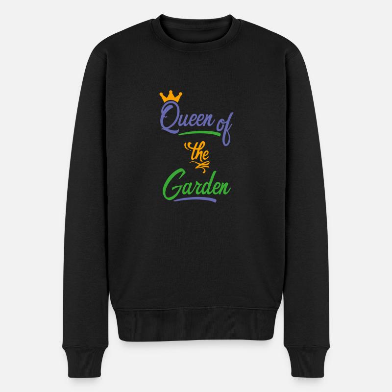 Garten - Männer Premium Bio Pullover - Schwarz