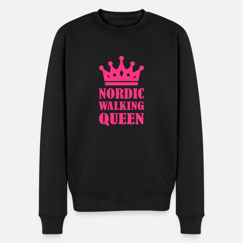 Nordic Walking Queen - Pull Premium bio Homme - noir