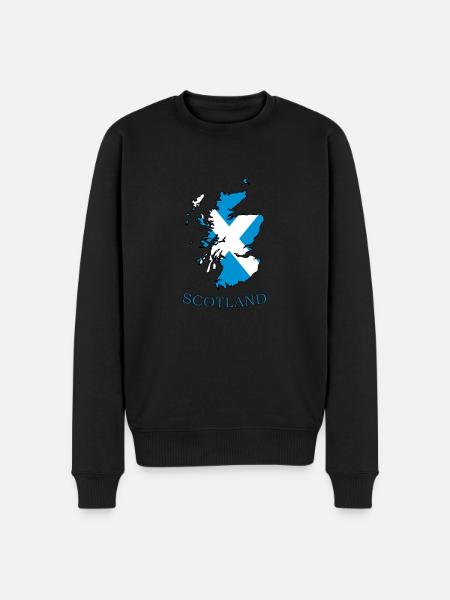 scotland-country - Men's Premium Organic Jumper - black