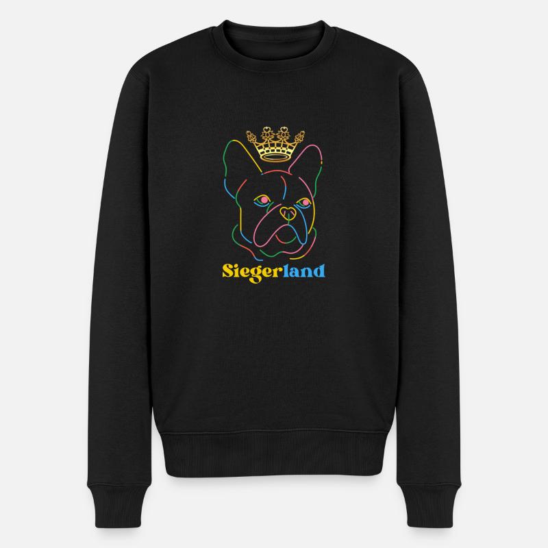 Siegerland - Das Design des Siegerlands - Männer Premium Bio Pullover - Schwarz