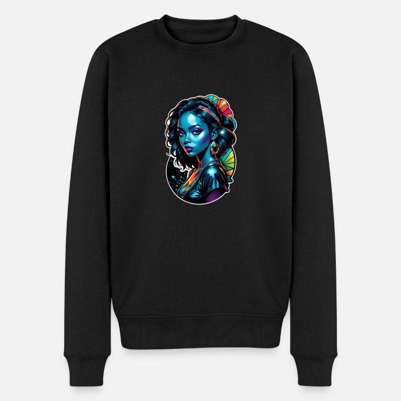 femme afro - beauté - Pull Premium bio Homme - noir