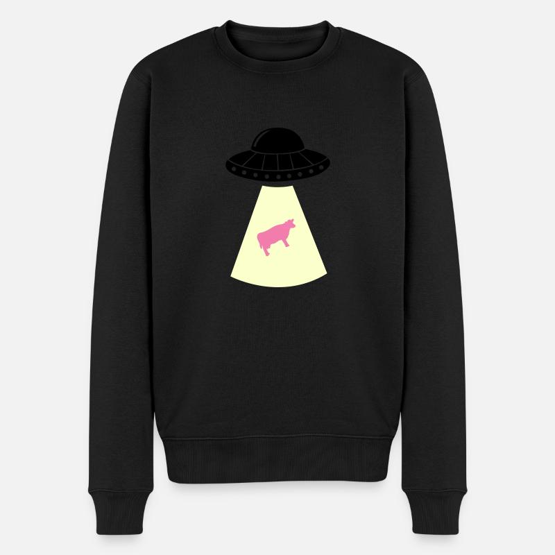 Vache OVNI - Pull Premium bio Homme - noir