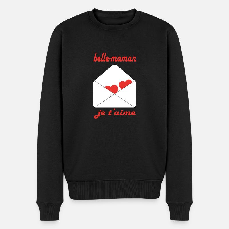 Belle maman je t'aime - Pull Premium bio Homme - noir