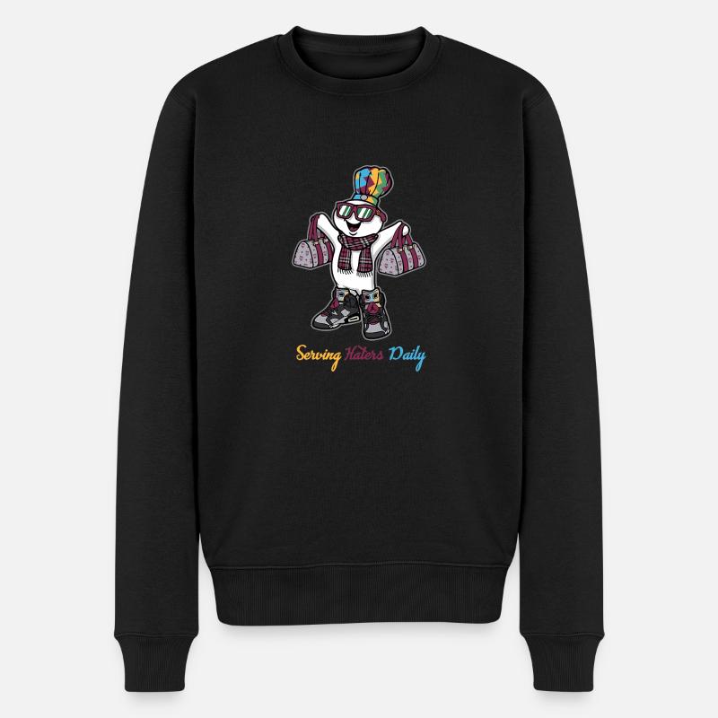 Servir les détracteurs tous les jours - Pull Premium bio Homme - noir