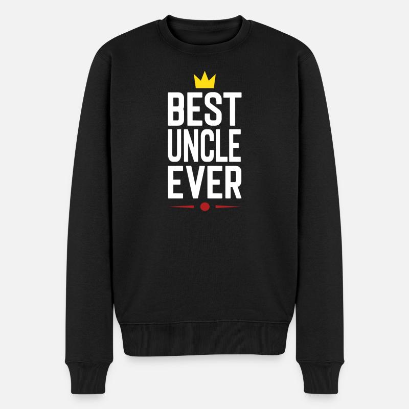 Best Onkel aller Zeiten - Männer Premium Bio Pullover - Schwarz