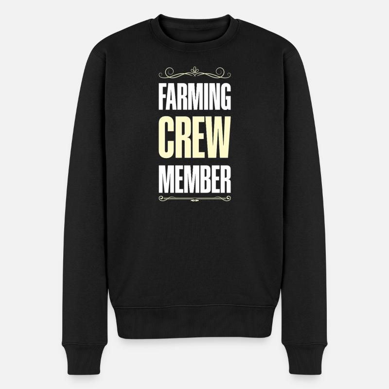Équipe d’agriculteurs - Pull Premium bio Homme - noir