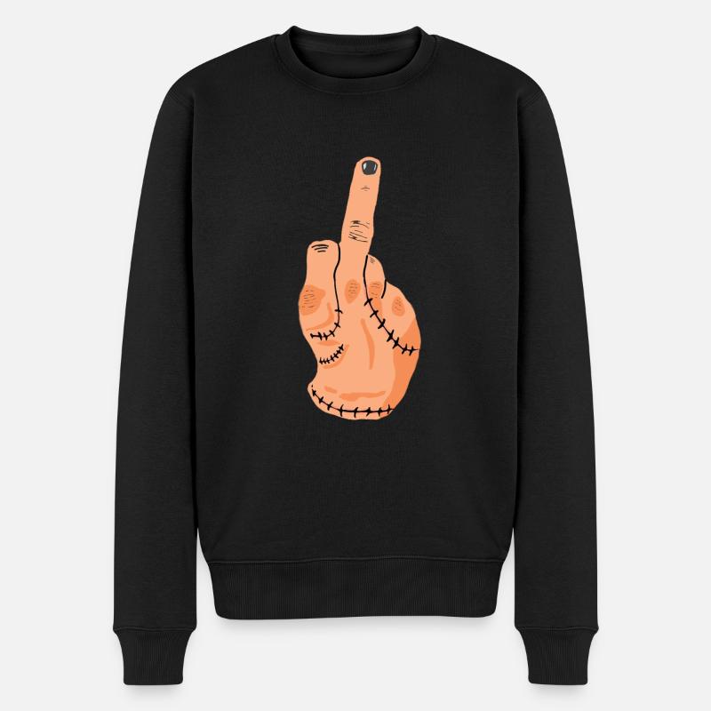 Das Ding - Männer Premium Bio Pullover - Schwarz
