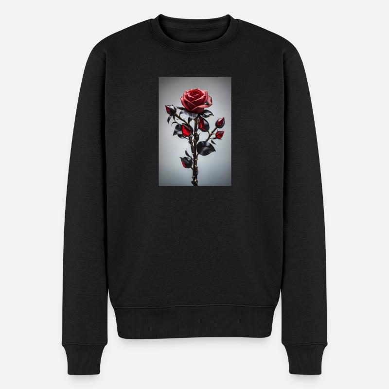 IMG 5175 - Männer Premium Bio Pullover - Schwarz