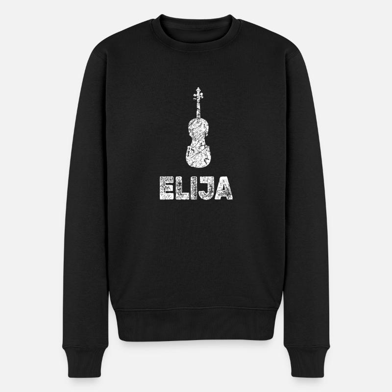 Don pour Élie - Pull Premium bio Homme - noir