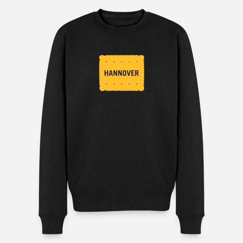 Hannover Kekse - Männer Premium Bio Pullover - Schwarz