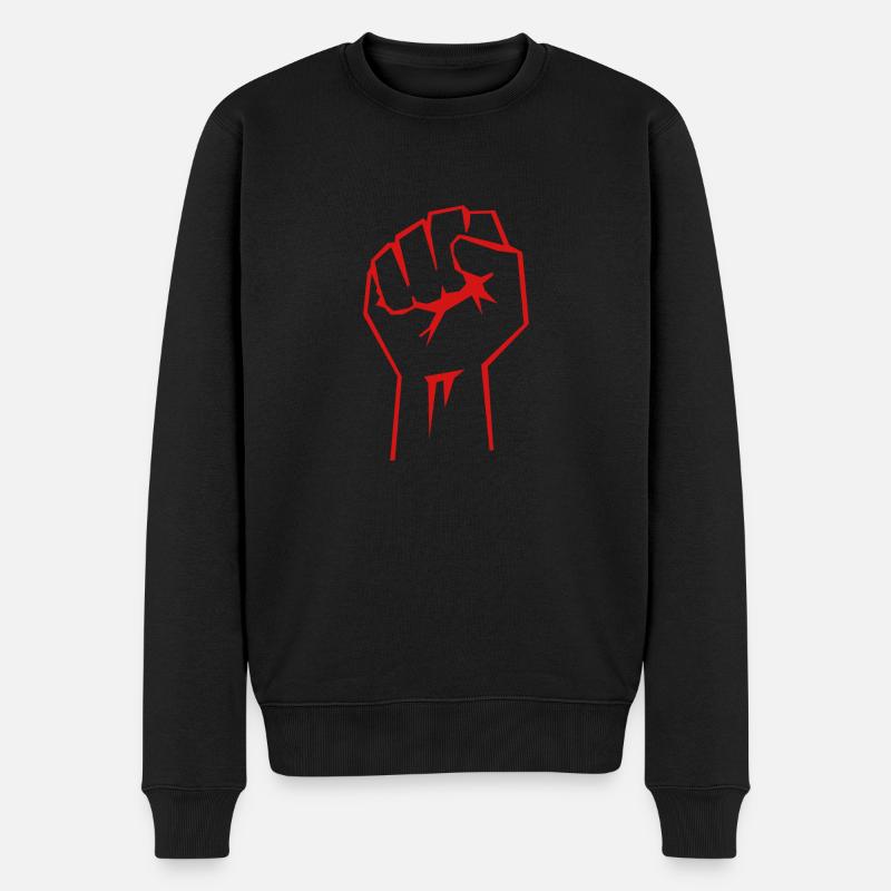 Faust 3 - Männer Premium Bio Pullover - Schwarz