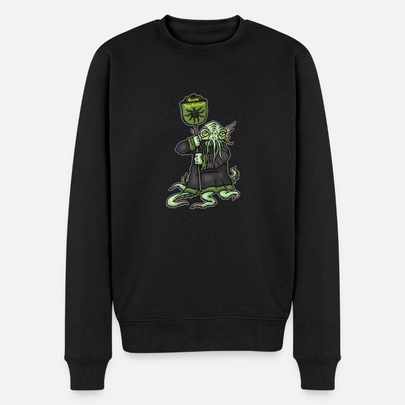 House-Yog-Sothoth - Männer Premium Bio Pullover - Schwarz