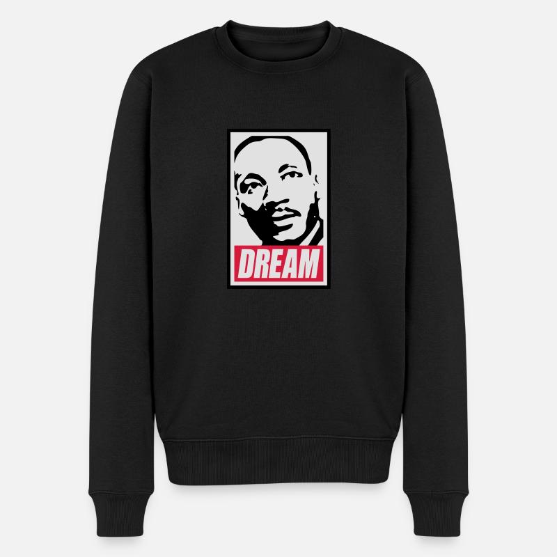 Obey x Dream MLK - Pull Premium bio Homme - noir