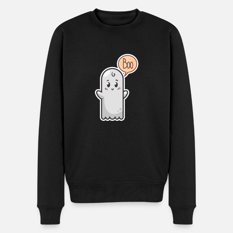 Little Soul - Männer Premium Bio Pullover - Schwarz