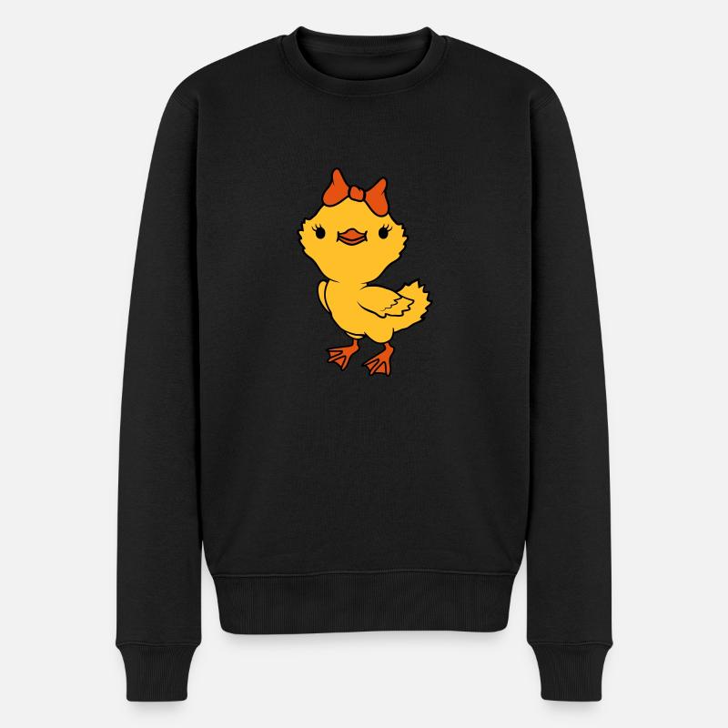 Chick Bow Fille - Pull Premium bio Homme - noir