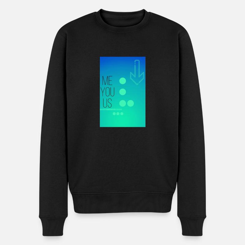 Family - Männer Premium Bio Pullover - Schwarz