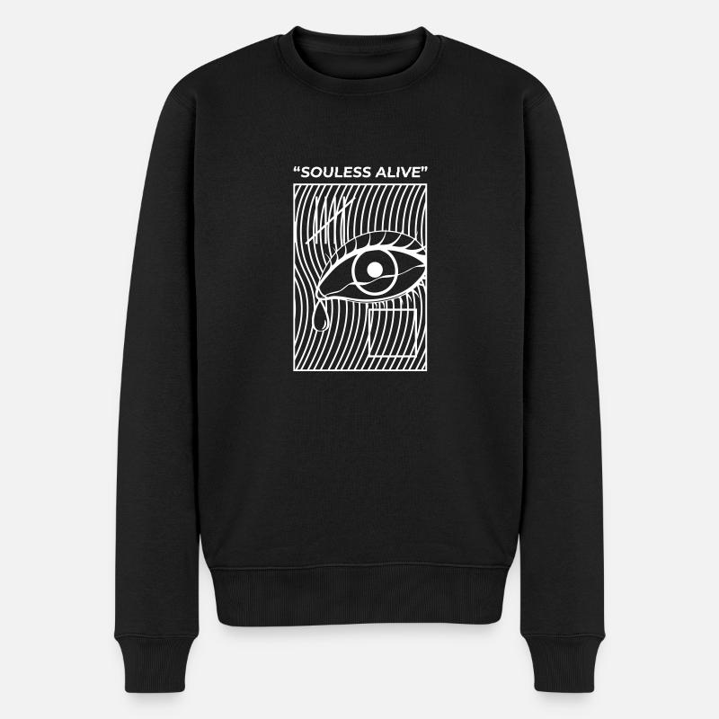Souless Alive - Pull Premium bio Homme - noir