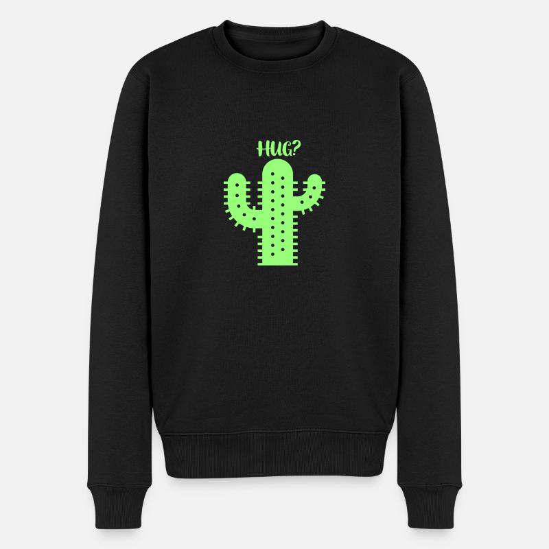 Câlin de cactus - Pull Premium bio Homme - noir
