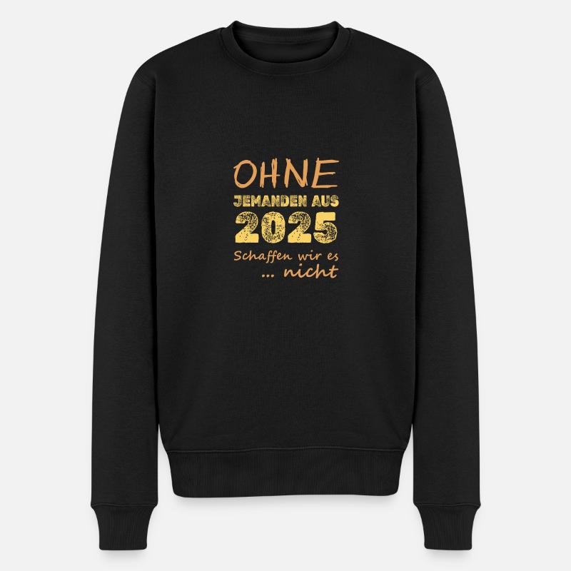 es 2025 - Männer Premium Bio Pullover - Schwarz