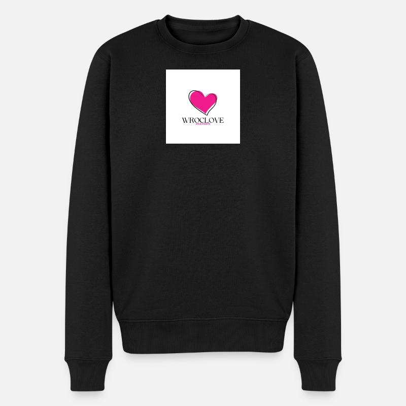 Breslau - Männer Premium Bio Pullover - Schwarz
