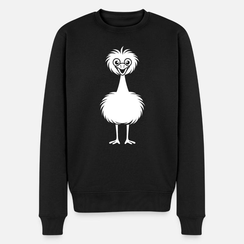 autruche - Pull Premium bio Homme - noir