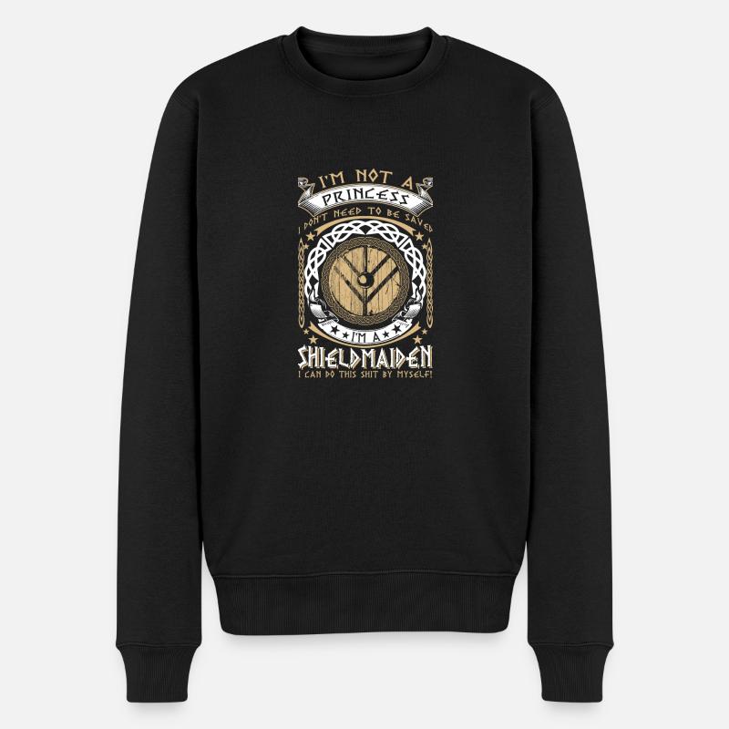 Je suis une écuyère - fr - Pull Premium bio Homme - noir
