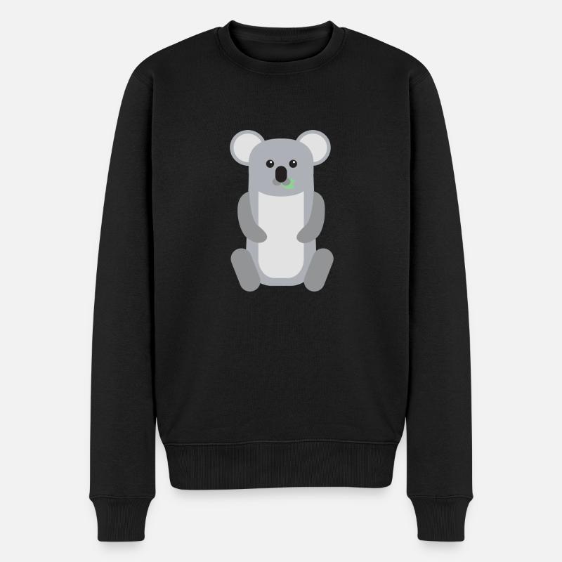 baby103 - Männer Premium Bio Pullover - Schwarz